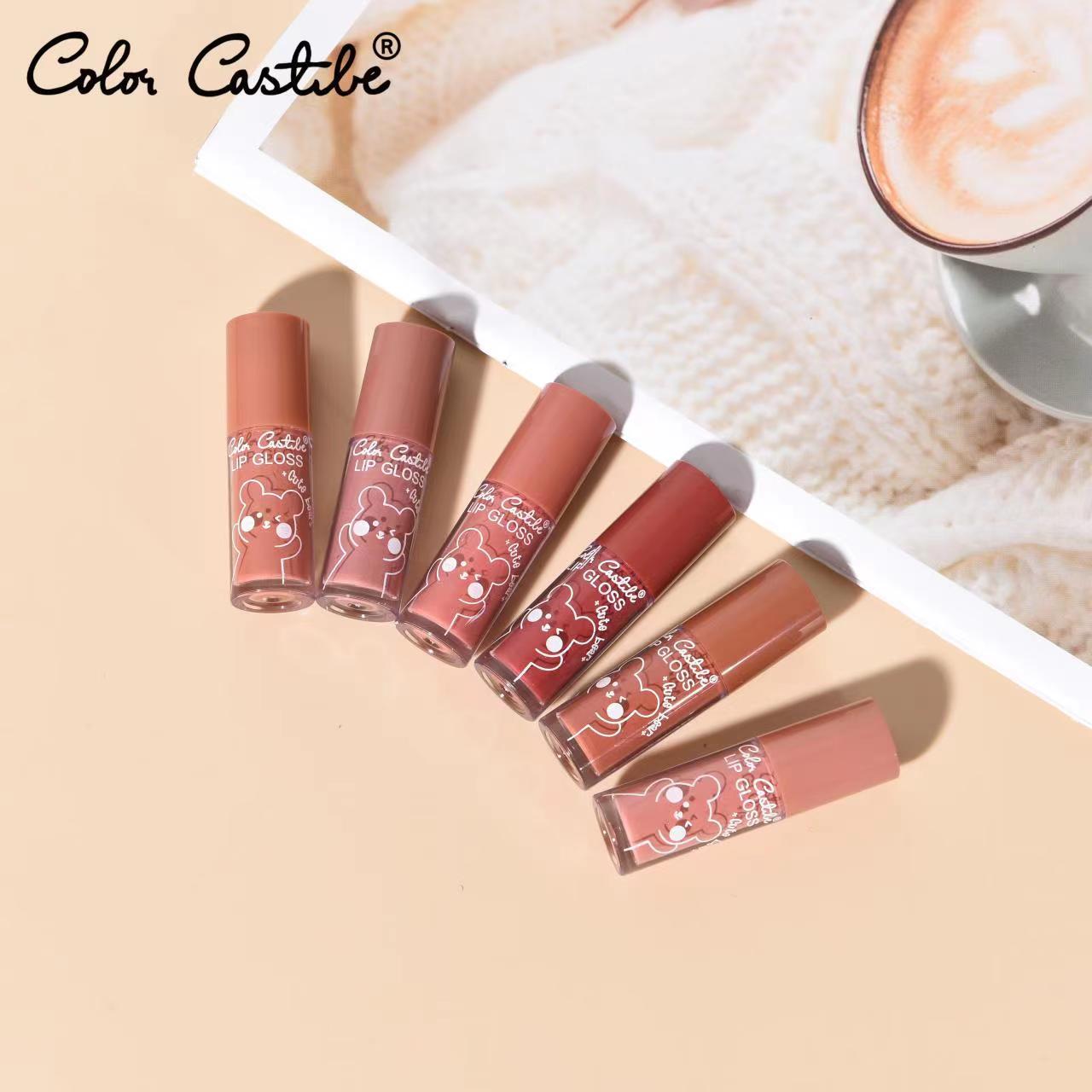 COLOR CASTLE Nude Lip Gloss 6in1 Pack