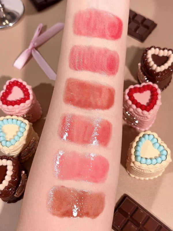HUES QUEEN Strawberry Cake Lip Balm | Moisturizing Lip Care Balm | Strawberry Lip Balm