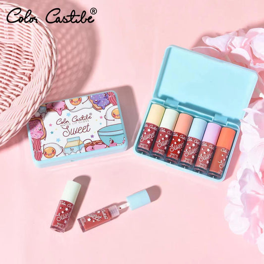 COLOR CASTLE Matte Lip Gloss Sweet 6in1 Pack