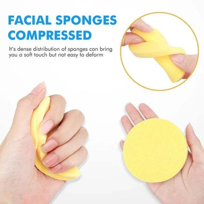 12pcs Soft Cleansing Sponge Puff Compressed Travel Makeup Washing Stick Maquiagem Cosmetic Puff Skin Cleanser Puffs Foundation Sponge Blender Blending Facial Makeup Sponge Cosmetic Puff Beauty Powder Puff Make Up Sponge MAGIC STICK
