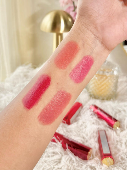 Sheglam Ember Rose Pack of 4 Mirror Lipstick Set – Glossy, Bold & Long-Lasting Shades - image 3