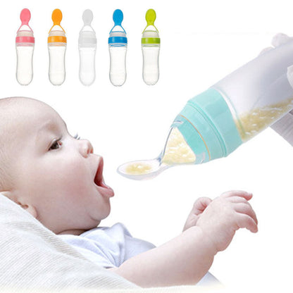 Baby Feeding Bottle With Spoon