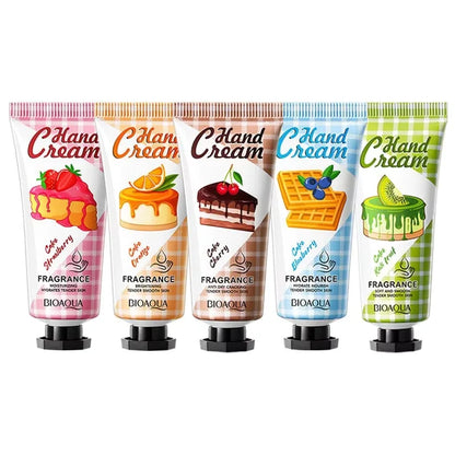 BIOAQUA Set of 5 Fruit Fragrance Moisturizing Hand Cream Set (5x20g)