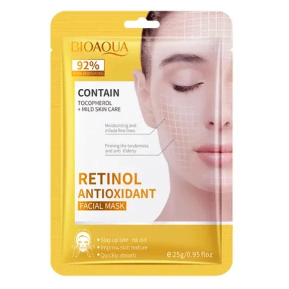 BIOAQUA Retinol Antioxidant Face Sheet Mask