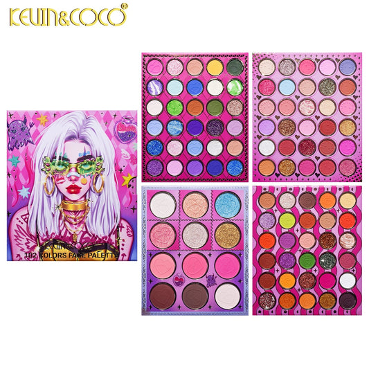 KEVIN&COCO 102-Color Tatoo Icons Eyeshadow Palette