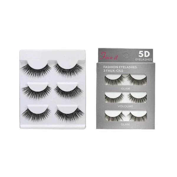 Face It Natural Story 5D Blink Eyelashes 3 Pairs