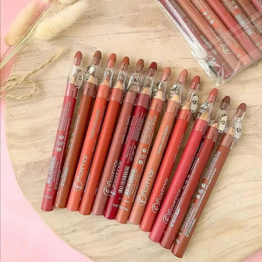 FLORMAR MATTE LIPSTICK PENCIL (Pack of 12pcs)
