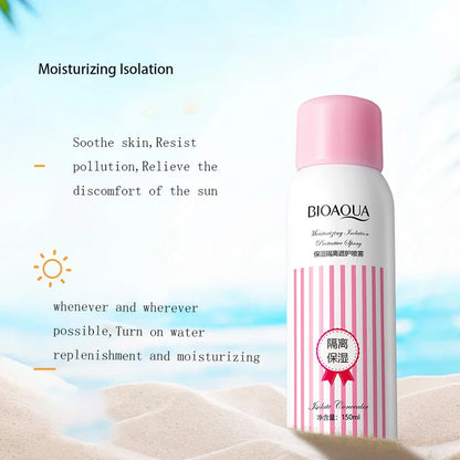 BIOAQUA Waterproof & Oil Control Moisturizing Isolation protective Glowing Body spray- 150ml