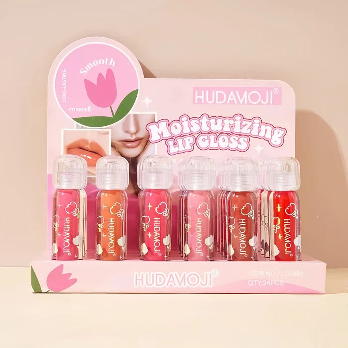 HudaMoji Moisturizing Lip Gloss – Vitamin E Smooth Shine