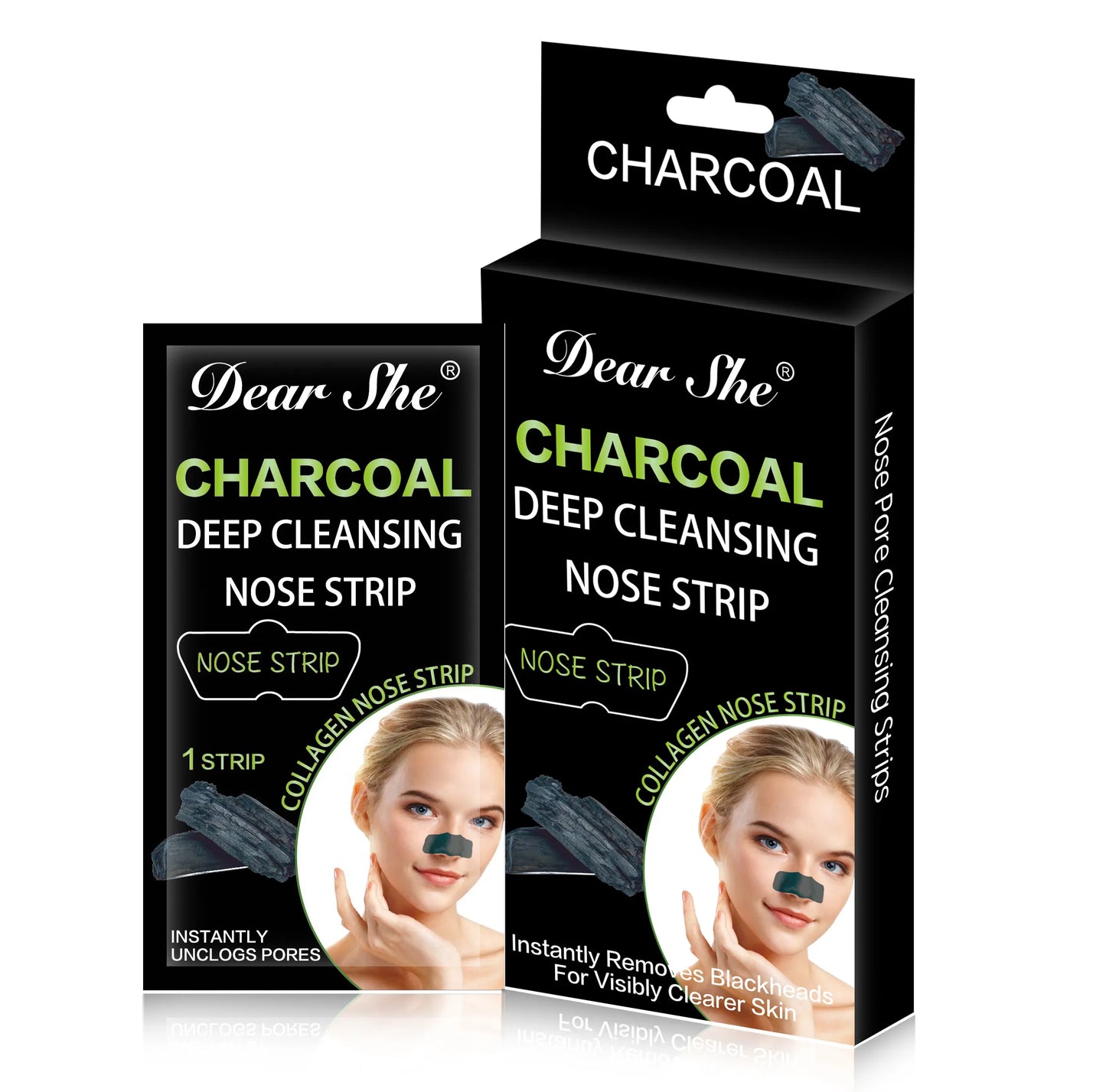 Dear she bamboo charcoal nose strips