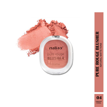 Maliao Pure Rouge Matte Blush - Natural Flush for Radiant Cheeks