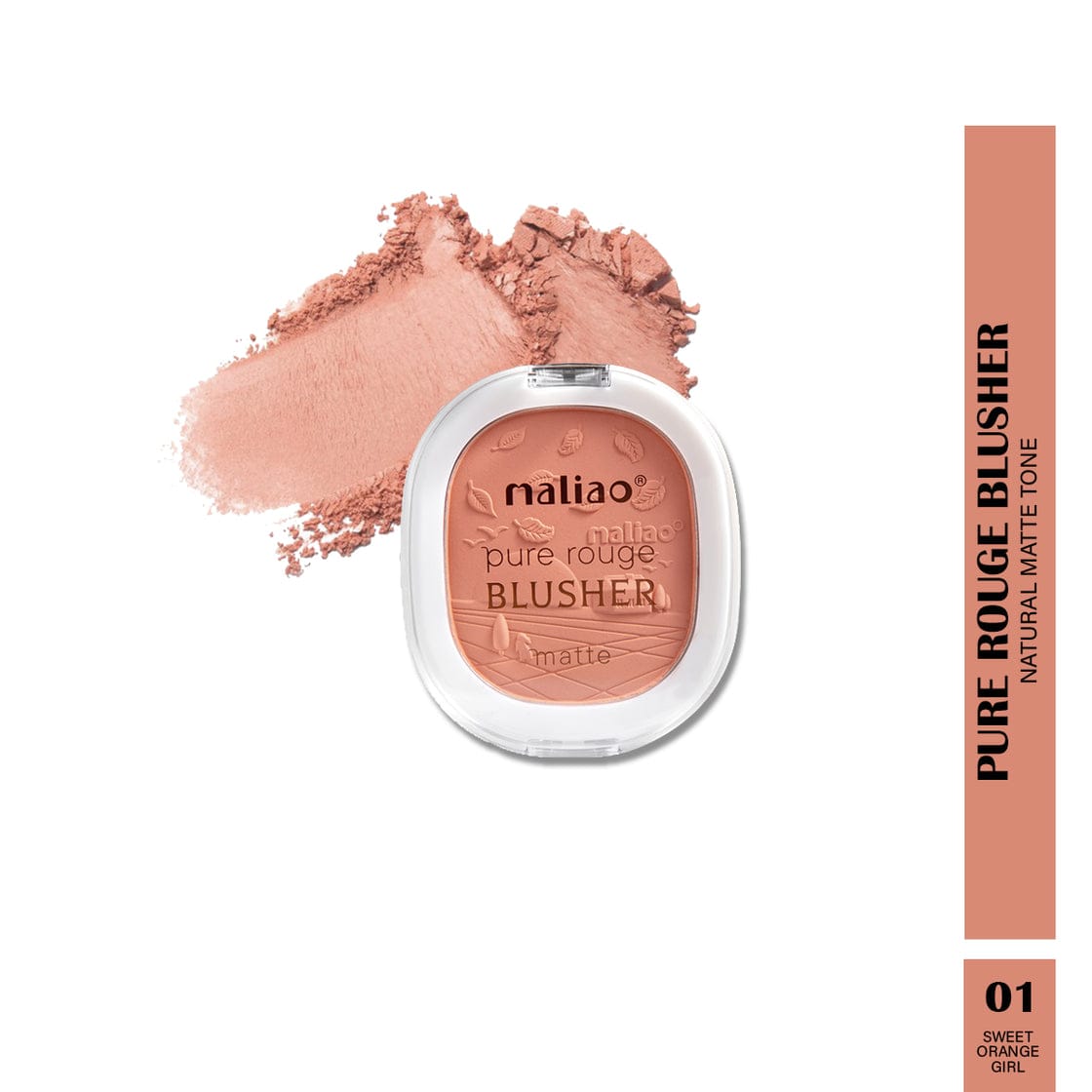 Maliao Pure Rouge Matte Blush - Natural Flush for Radiant Cheeks