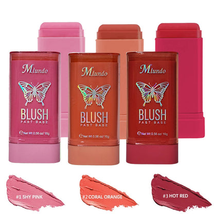 3pcs On The Glow Blush Stick Cheek Lip Tinted Mosturised Blush Stick Highlight Stick (Copy)