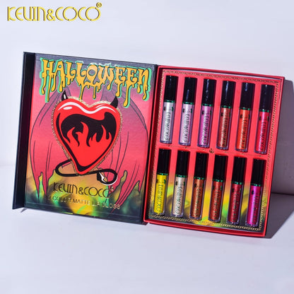 Kevin&Coco® 12-Color Evil Queen Lip Gloss Set