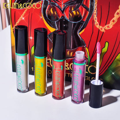 Kevin&Coco® 12-Color Evil Queen Lip Gloss Set