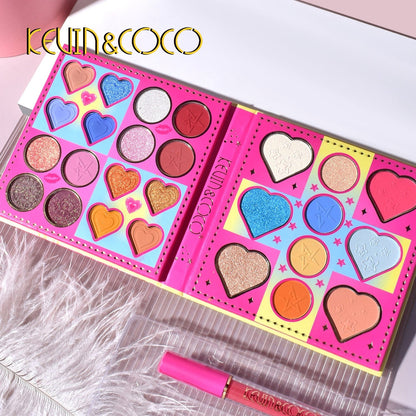 KEVIN&COCO 26-Color Barbie Makeup Kit