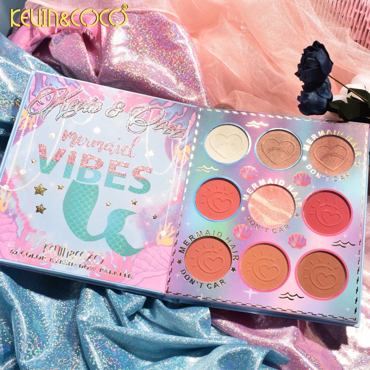 KEVIN&COCO 69-Color Mermaid Eyeshadow Palette