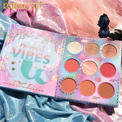 KEVIN&COCO 69-Color Mermaid Eyeshadow Palette