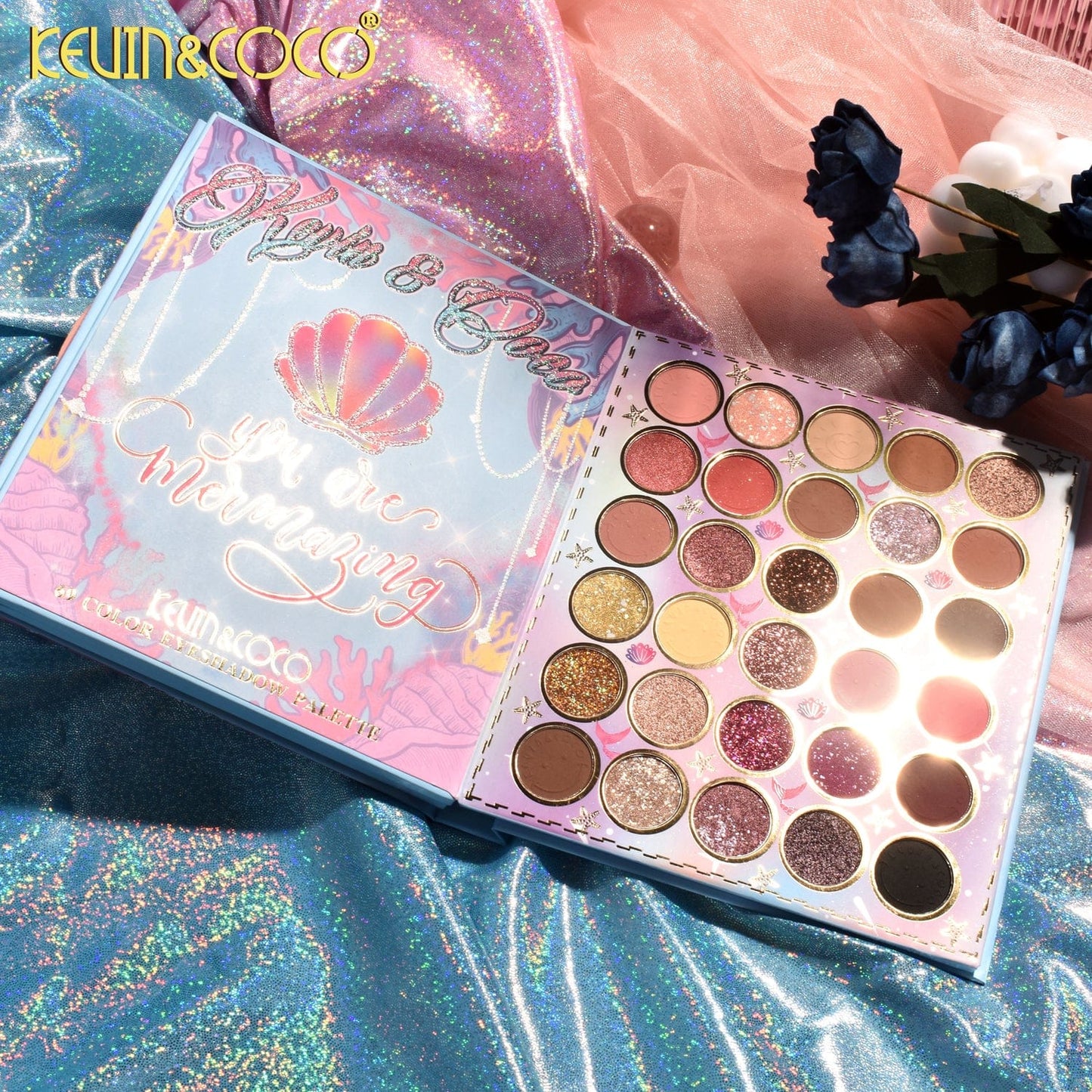 KEVIN&COCO 69-Color Mermaid Eyeshadow Palette