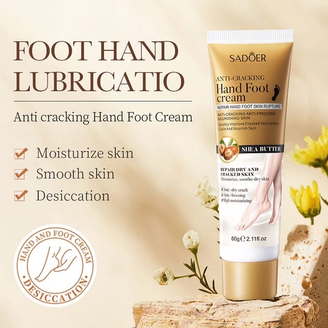 Sadoer Shea Butter Anti Cracking Hand Foot Cream 60g