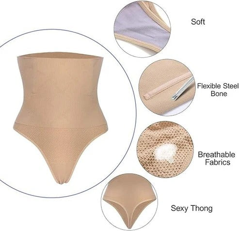 High Waist Slimming Belly Breathable Seamless Lifter Shape Wear Panty