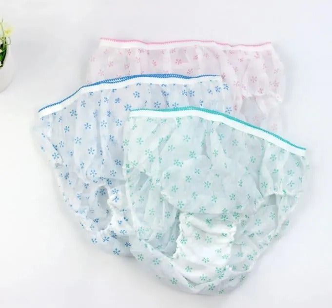 Pack Of 6 Disposable Brief Panties For Women