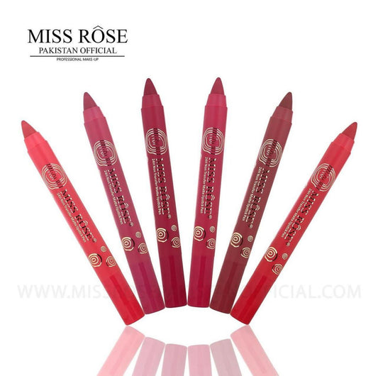 Miss rose Pack Of 06 Matte Lip Pen Lipliner