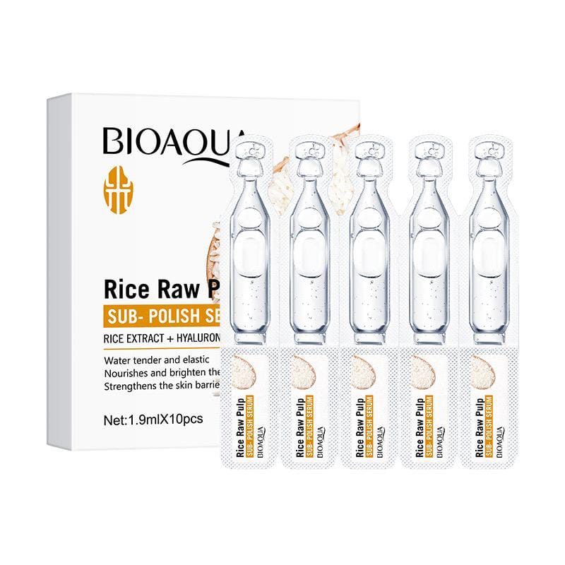 Biaoqua Rice Raw Pulp Sub-Ploish Hyaluronic Acid Serum 1.9ML