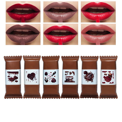 Huxia Beauty Chocolate Lip Gloss 6pcs Set