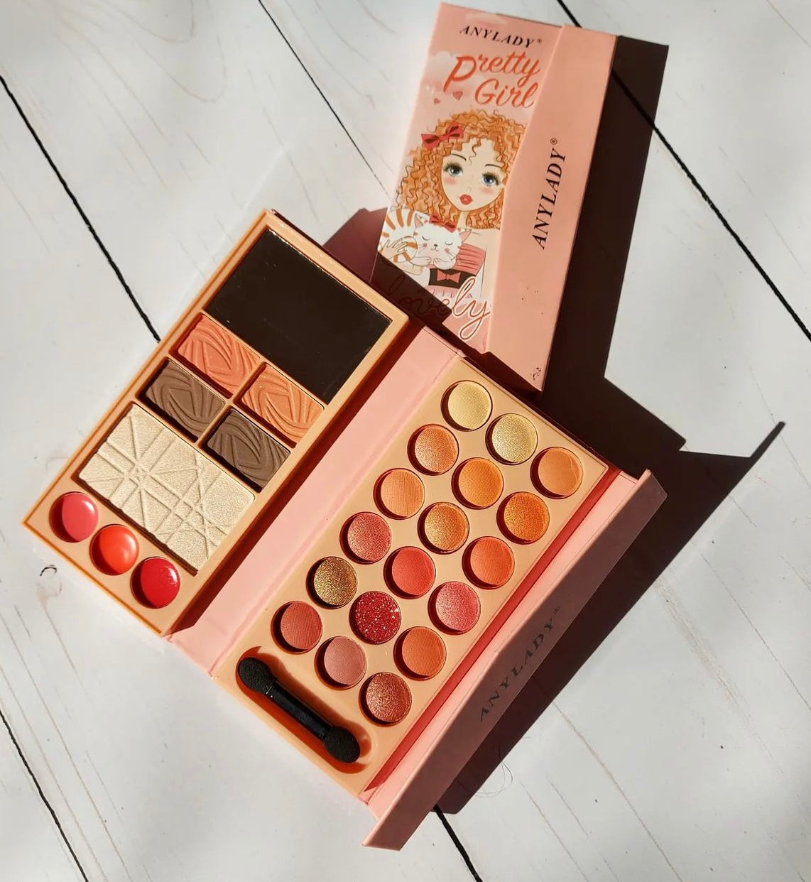 Any Lady Pretty Girl Lovely 29 Shades Eyeshadow Blusher Highlighter Palette - Image 1