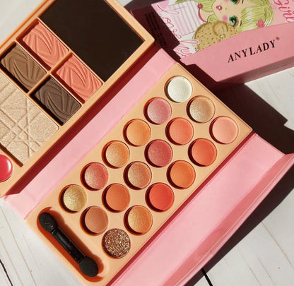 Any Lady Pretty Girl Lovely 29 Shades Eyeshadow Blusher Highlighter Palette - Image 4