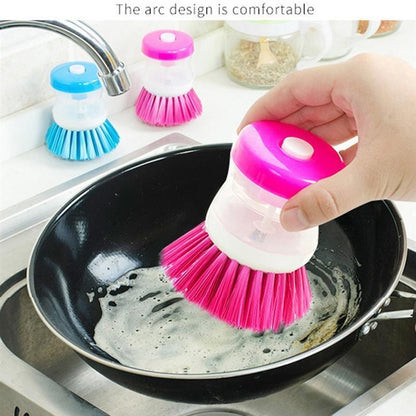 Liquid Soap Dishwasher Brush