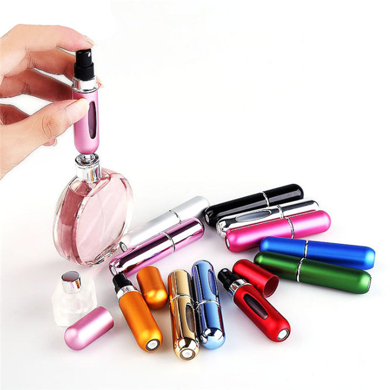 Mini Refillable Perfume Atomizer Bottle for Travel Spray Scent Pump Case 5ml