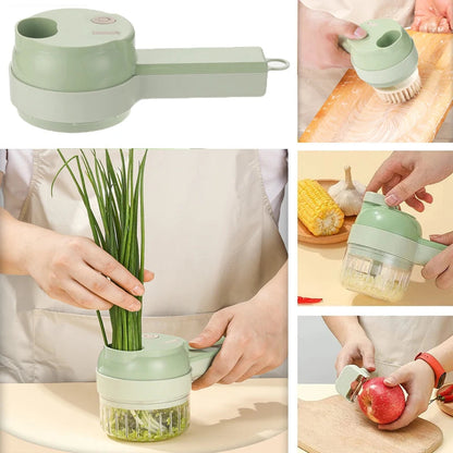 4 In 1 GATLING Food Chopper Rechargeable