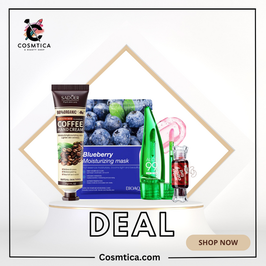 Beauty Essentials Deal: SADOER Hand Cream, BIOAQUA Blueberry Mask, Alovara Lip Gloss & Candy Lip Tint