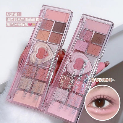 Miss Lara Color Your Life Beauty Cute Korean 12 Color Eyeshadow Palette