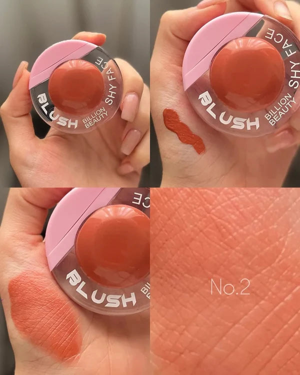 Billion Beauty Shy Face Liquid Blush 1 pcs | Natural Dewy Finish | Long-Lasting Cream Blusher for All Skin Types