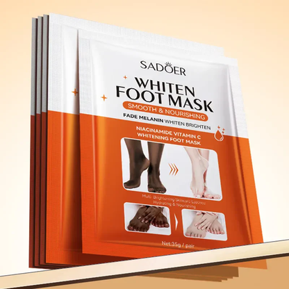 SADOER Vitamin C Skin Care Dark Skin Lightening & Whitening Moisturizing Foot Mask