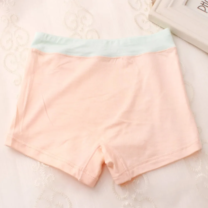 Pack 4 Fashion Kid Girl Panties Cotton Elastane Material, Children Underwear - Comfortable Panties for Girls