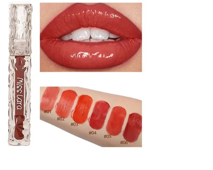 Miss Lara Liquid Lip Gloss And Long-lasting And Non Stick Moisturizing Lip Gloss Makeup Suitable For Women And Girls