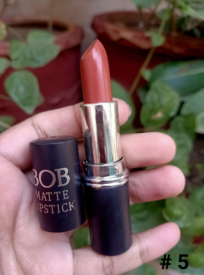 BOB 12 Beautiful Colors Matte Lipstick High Pigment