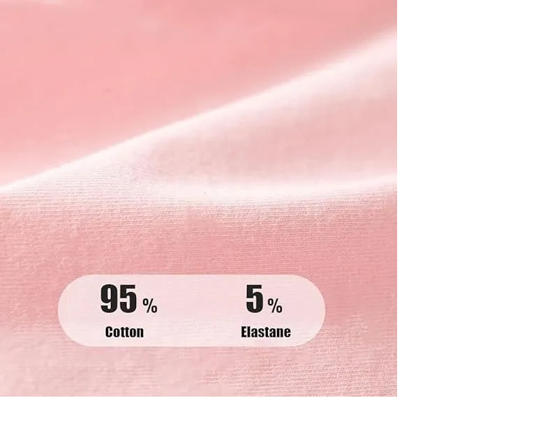 Pack 4 Fashion Kid Girl Panties Cotton Elastane Material, Children Underwear - Comfortable Panties for Girls
