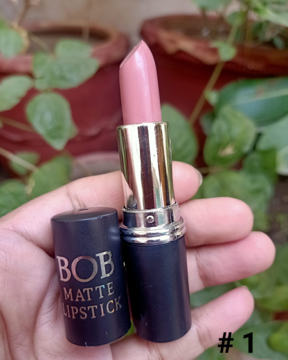 BOB 12 Beautiful Colors Matte Lipstick High Pigment