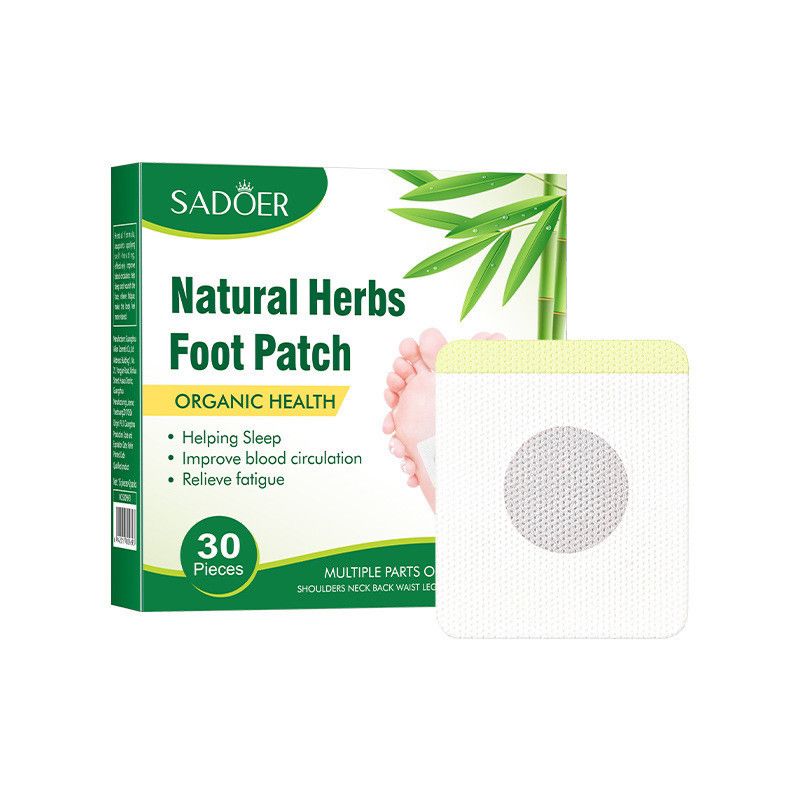 Sadoer Natural Herbs Foot Patch (30 Patches in a Box)