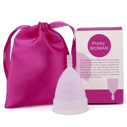 Silicon Menstrual Cups High quality Reusable menstrual cup Medium and Large