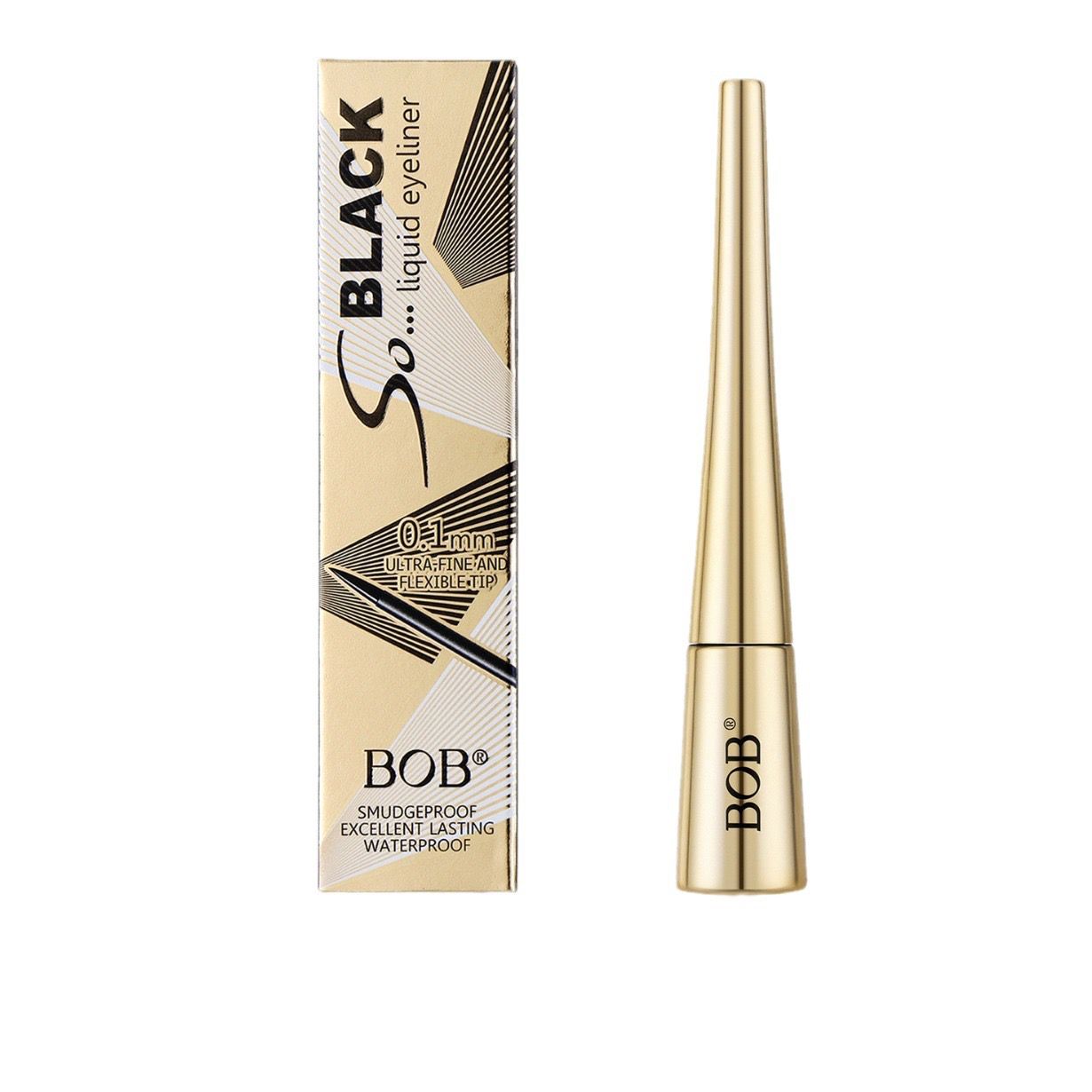 BOB So Black Liquid Eyeliner Waterproof For Women And For Girls 4ml