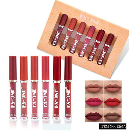 New KS ONE Pack of 6 Matte Liquid Lipstick - for girls