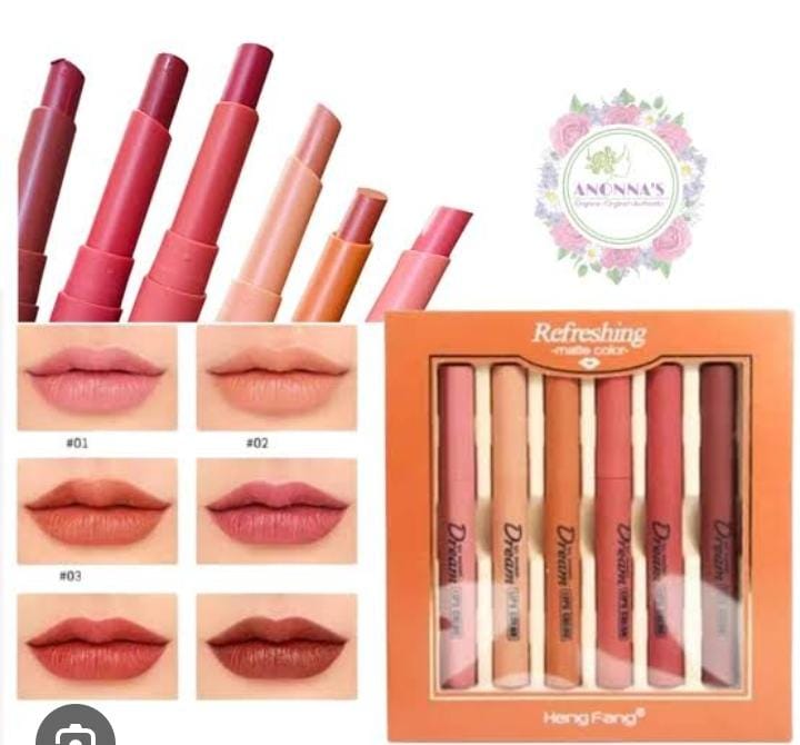 Dream Lipstick Pack Of 6 Matte Waterproof Colors