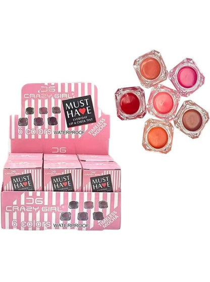 Square Iron Box Lip Mud Clay Matte Lipstick Blush Makeup Long-lasting Non-stick Cup Red Lip Tint Pigment Mousse Lipstick ﻿
