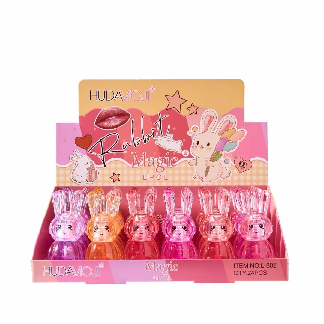 HUXIA BEAUTY Moisturizing Bunny Lip Gloss 1pcs